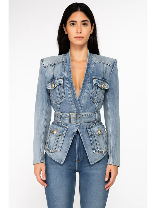 The Fifth Avenue Denim Blazer