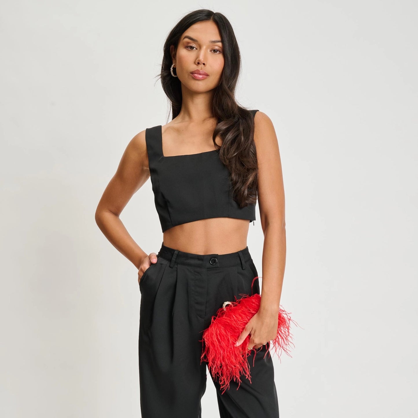 The Harlow Couture Clutch Red