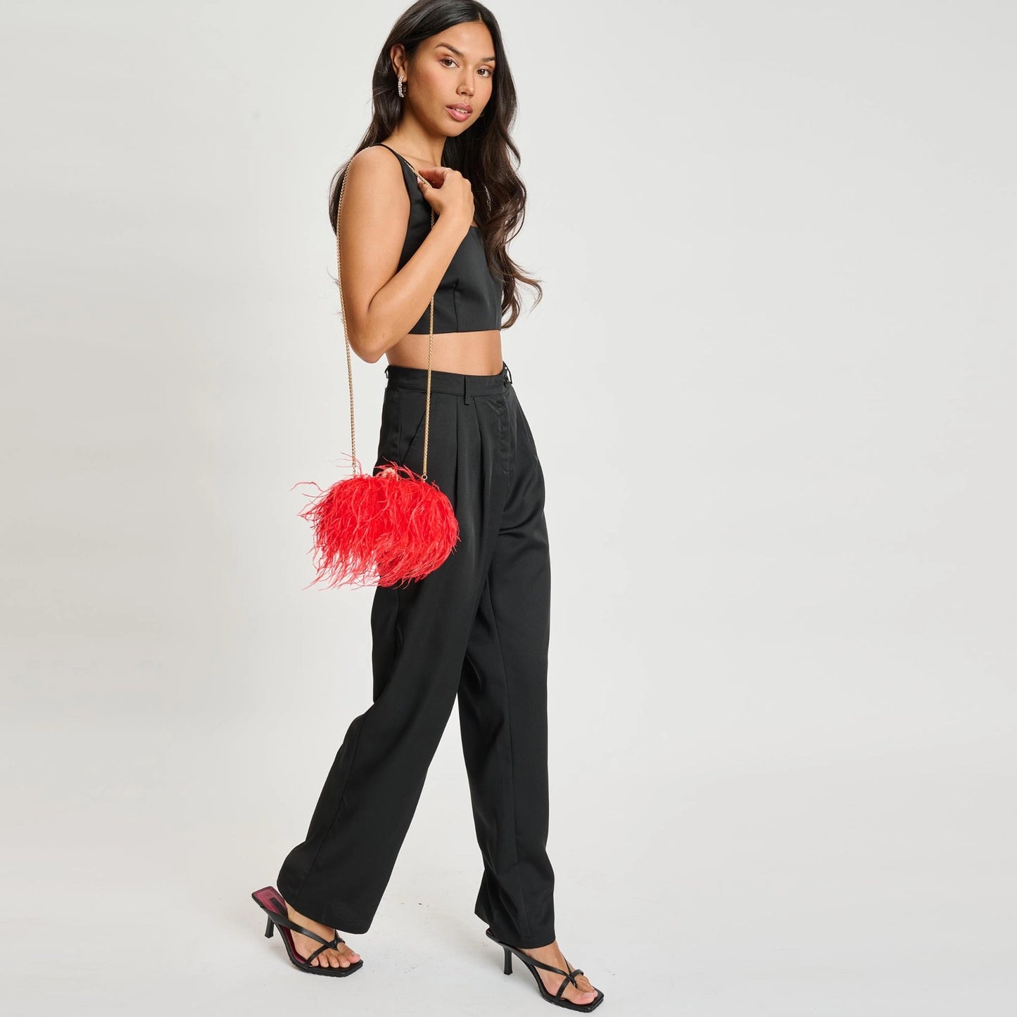 The Harlow Couture Clutch Red