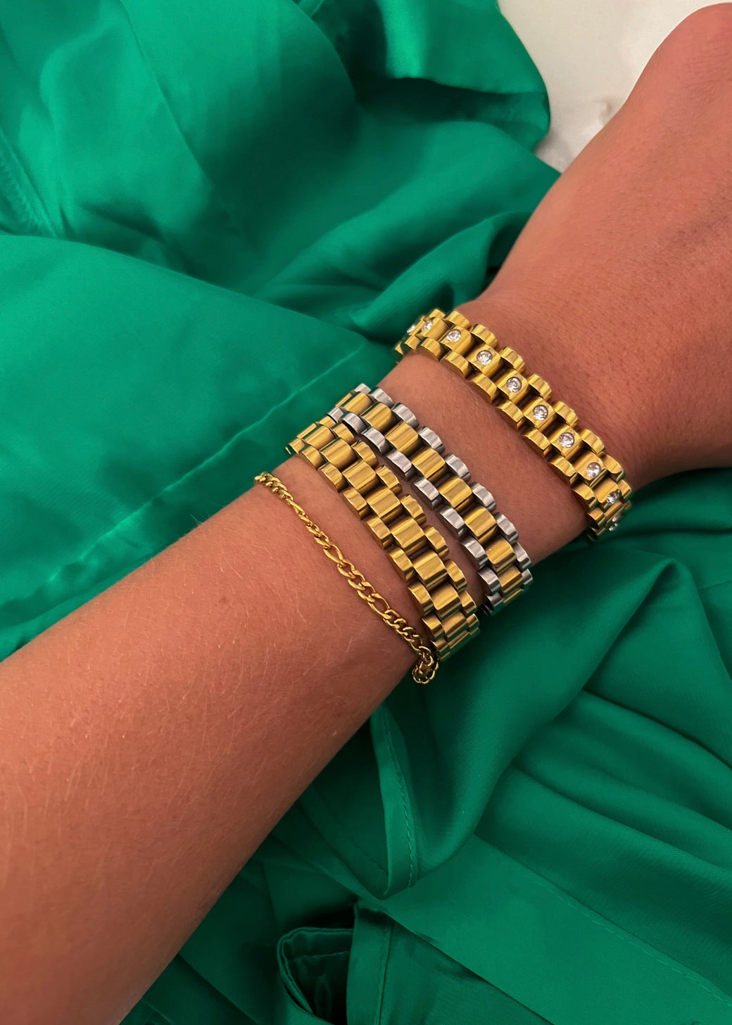 The Chain Watch Band Bracelet- Gold