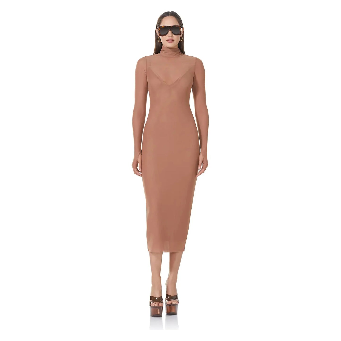 Shailene Dress Raw Umber