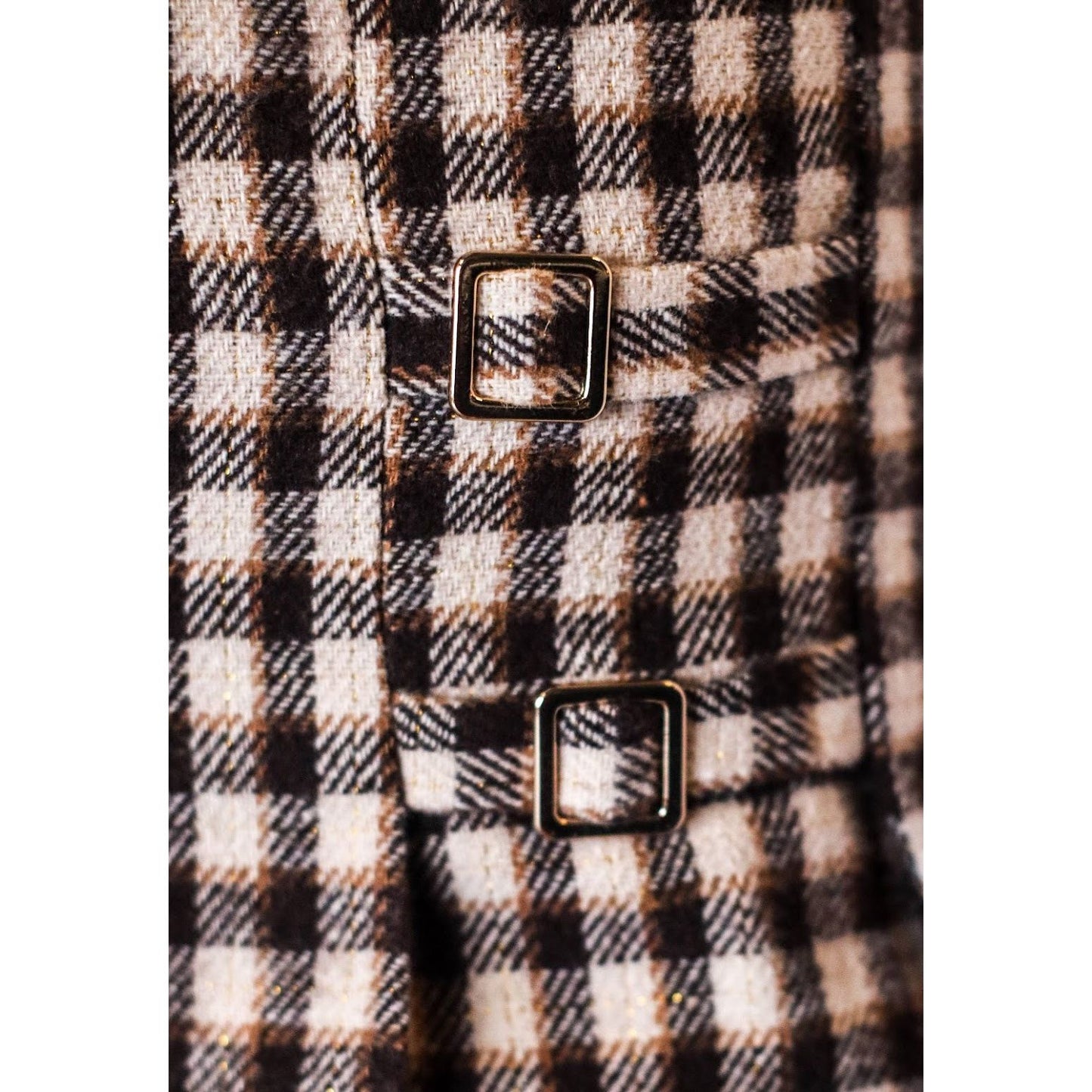 Plaid Pleated Mini Skirt